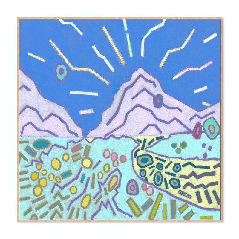 wall-art-print-canvas-poster-framed-Pastel Mountain , By Christian Quirino-4