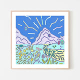 wall-art-print-canvas-poster-framed-Pastel Mountain , By Christian Quirino-6
