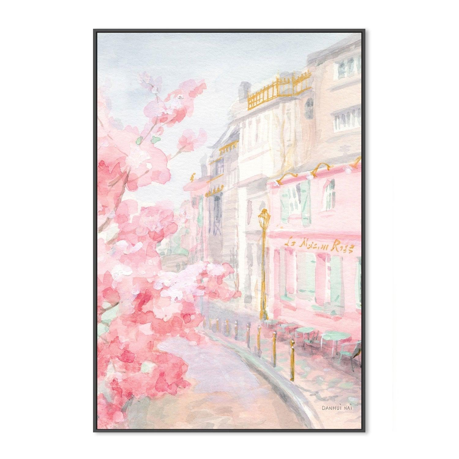 wall-art-print-canvas-poster-framed-Pastel Paris, Style E-by-Danhui Nai-Gioia Wall Art
