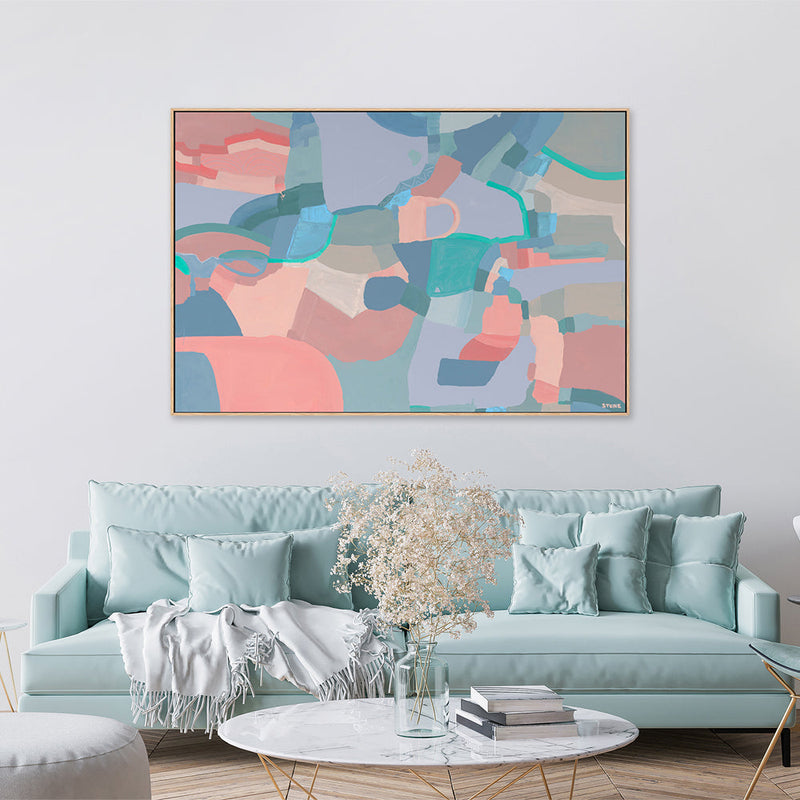 wall-art-print-canvas-poster-framed-Pastel Prism , By Belinda Stone-2