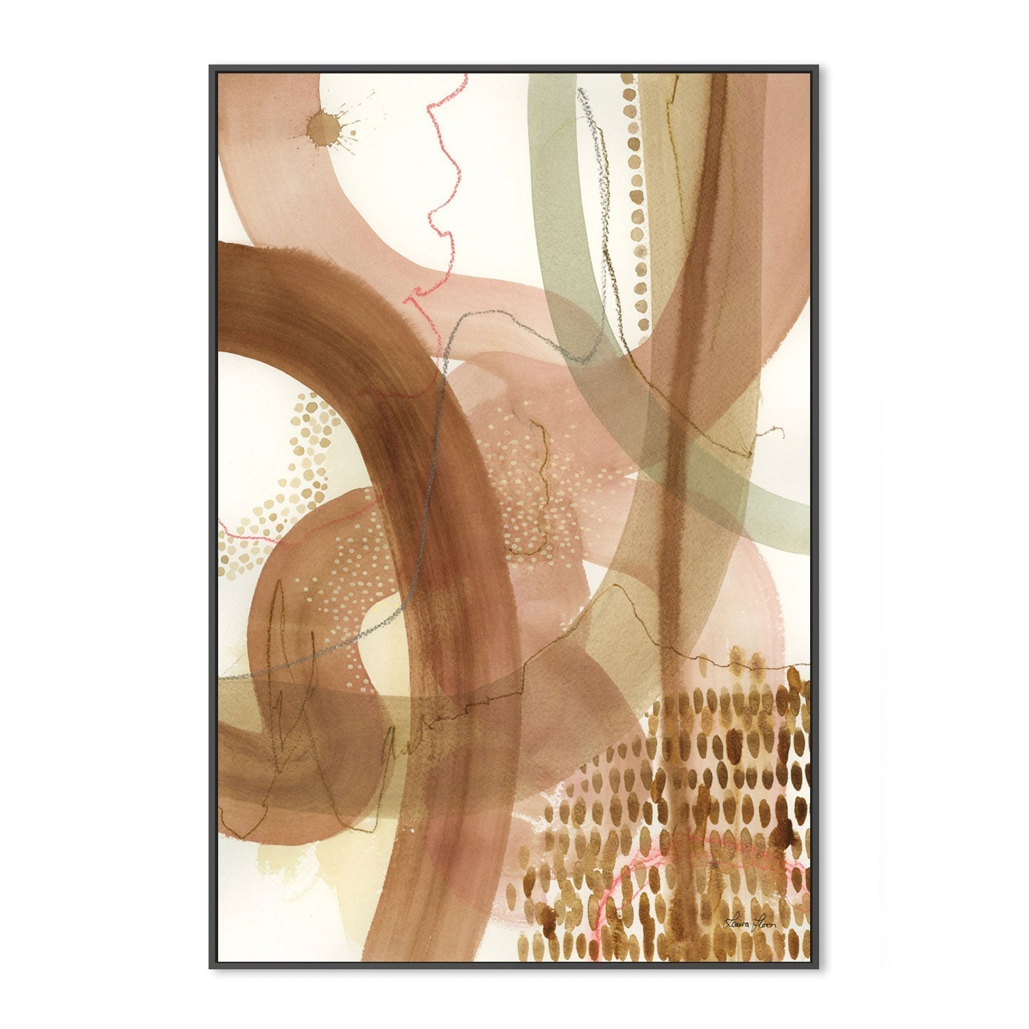 wall-art-print-canvas-poster-framed-Path to Happiness-by-Laura Horn-Gioia Wall Art