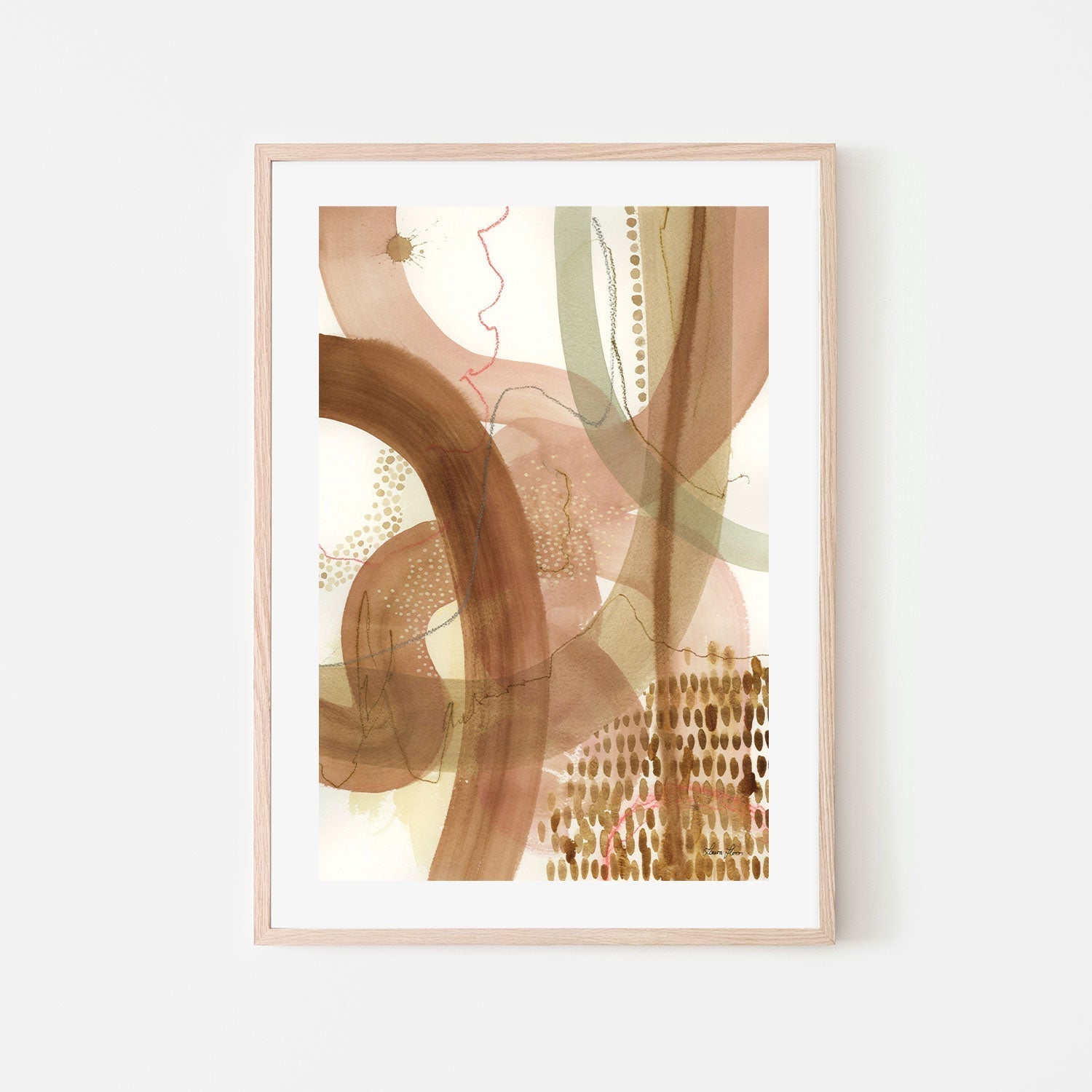 wall-art-print-canvas-poster-framed-Path to Happiness-by-Laura Horn-Gioia Wall Art