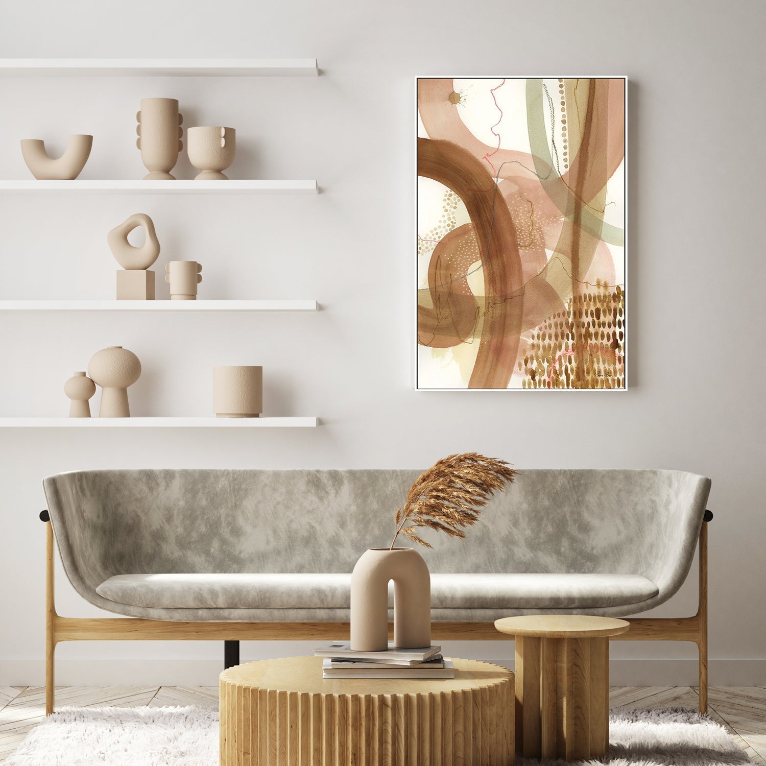 wall-art-print-canvas-poster-framed-Path to Happiness-by-Laura Horn-Gioia Wall Art