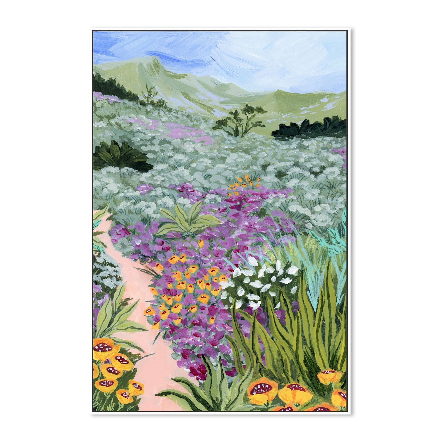 wall-art-print-canvas-poster-framed-Path to the Pacific, Style A-5