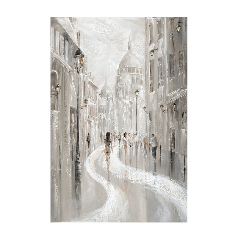 wall-art-print-canvas-poster-framed-Path To The Sacré-Coeur , By Isabella Karolewicz-1