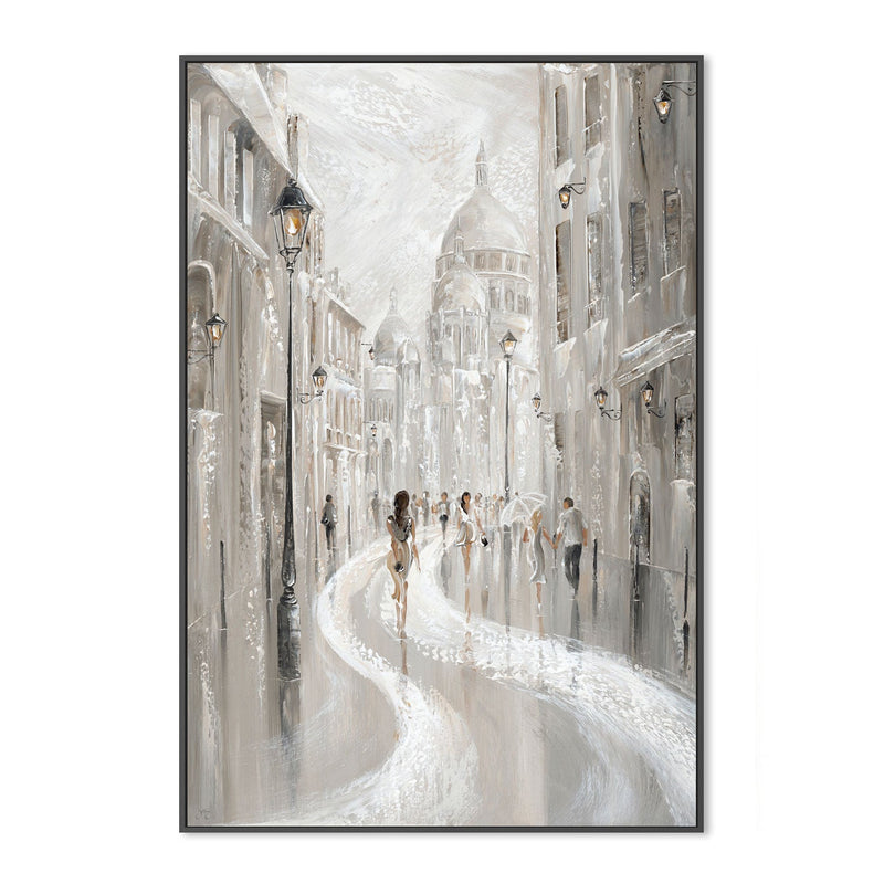 wall-art-print-canvas-poster-framed-Path To The Sacré-Coeur , By Isabella Karolewicz-3