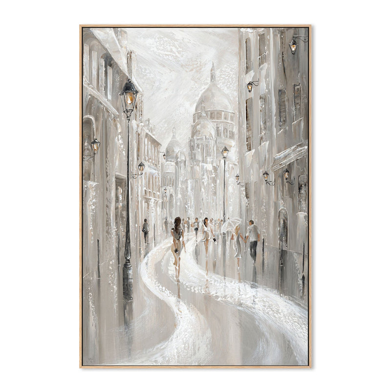 wall-art-print-canvas-poster-framed-Path To The Sacré-Coeur , By Isabella Karolewicz-4