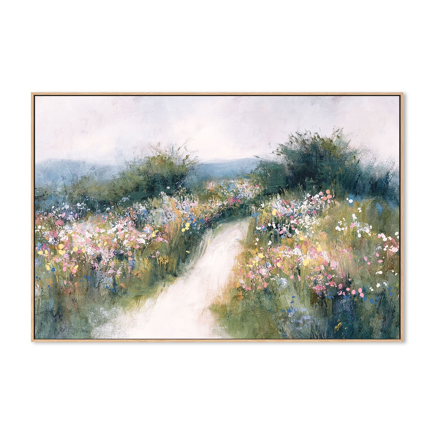 wall-art-print-canvas-poster-framed-Pathway, Style A-4