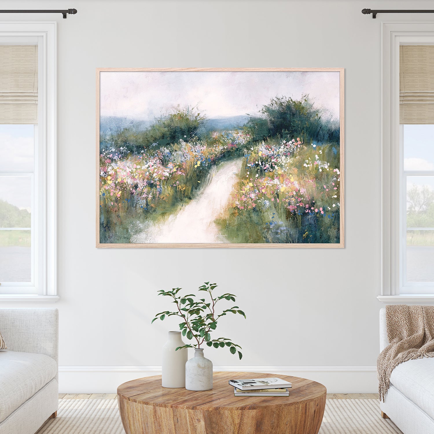 wall-art-print-canvas-poster-framed-Pathway, Style A-8
