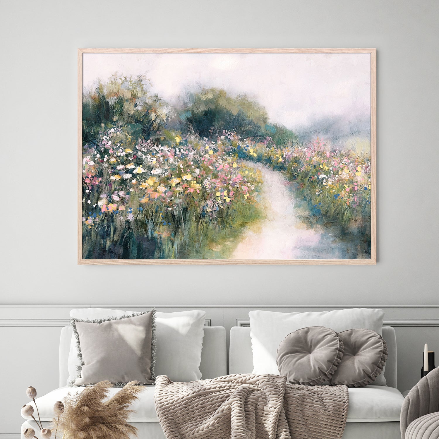 wall-art-print-canvas-poster-framed-Pathway, Style B-7