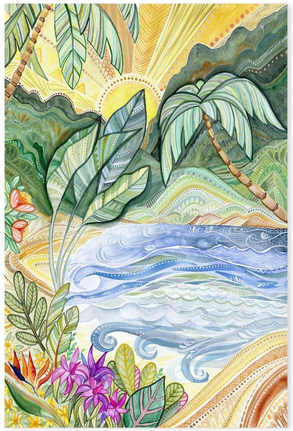 Patterened Beach