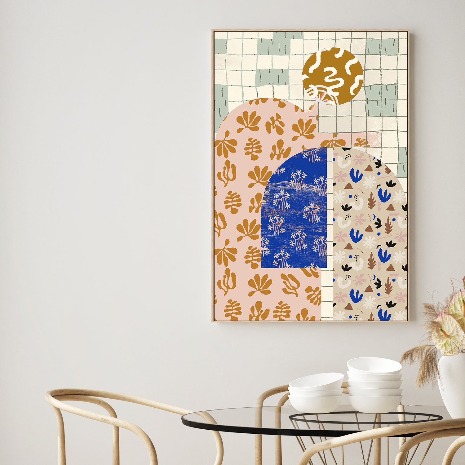 wall-art-print-canvas-poster-framed-Pattern Play, Style B-2