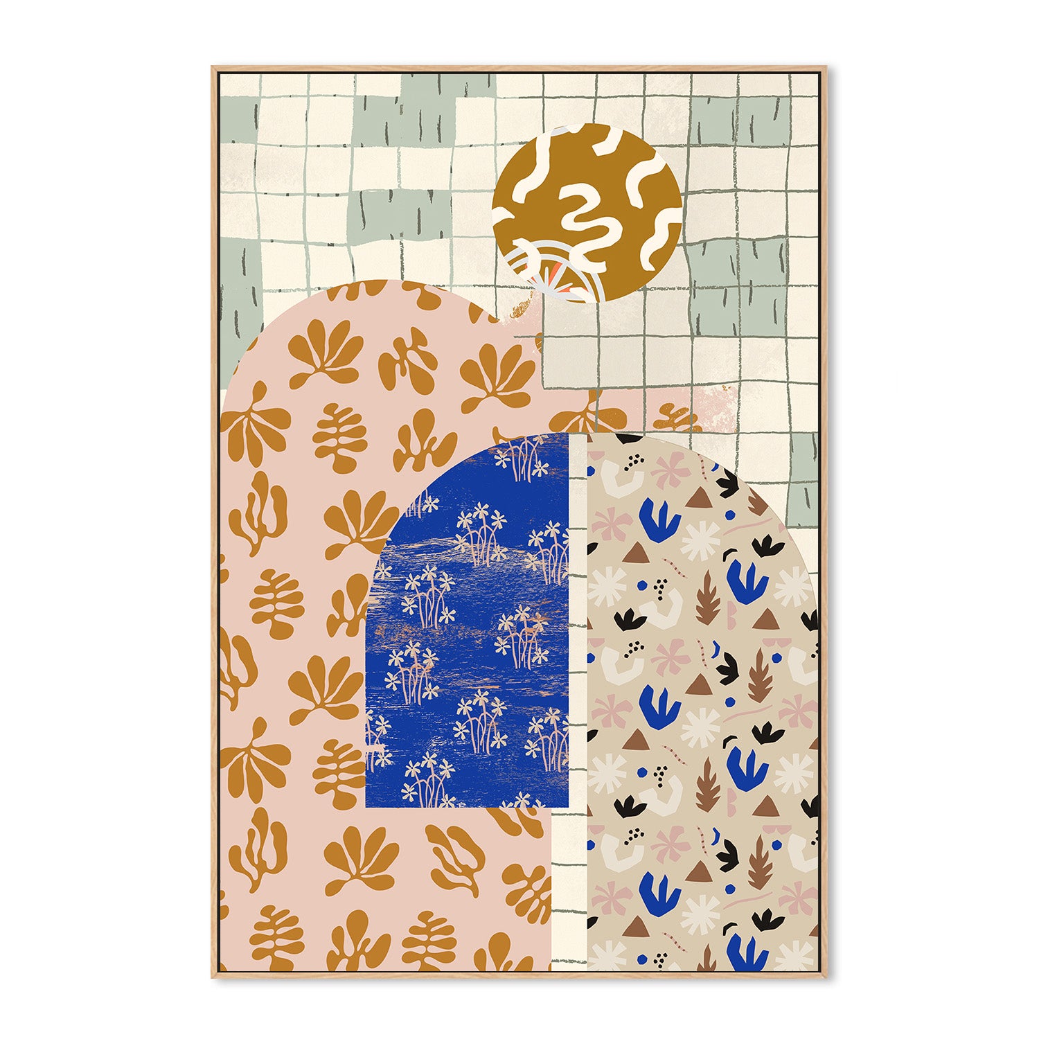 wall-art-print-canvas-poster-framed-Pattern Play, Style B-4