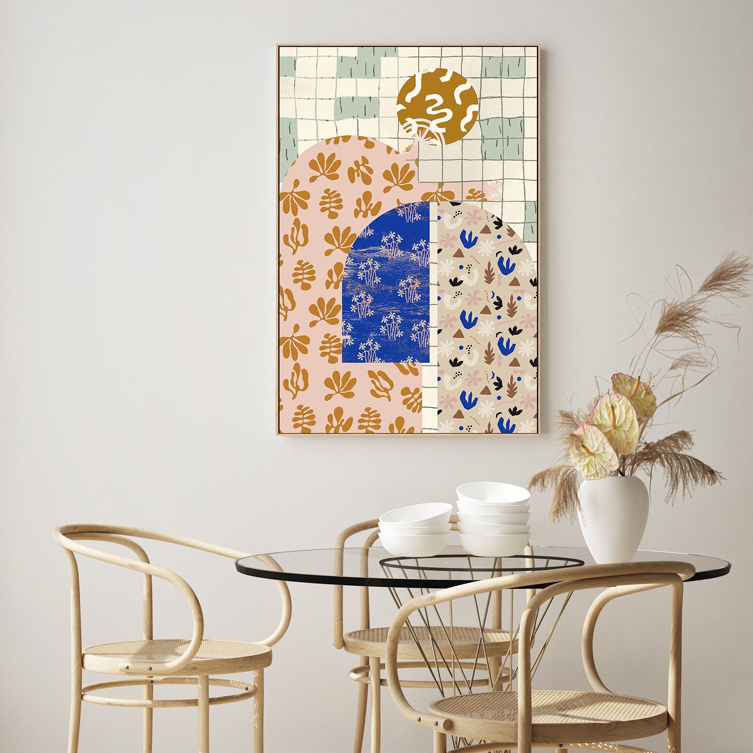 wall-art-print-canvas-poster-framed-Pattern Play, Style B-7