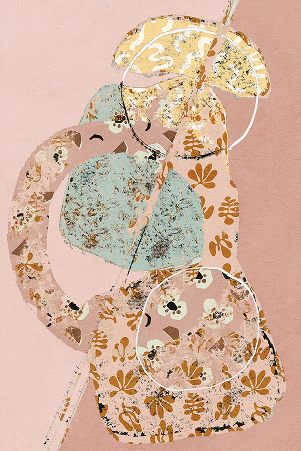 wall-art-print-canvas-poster-framed-Pattern Play, Style E-1