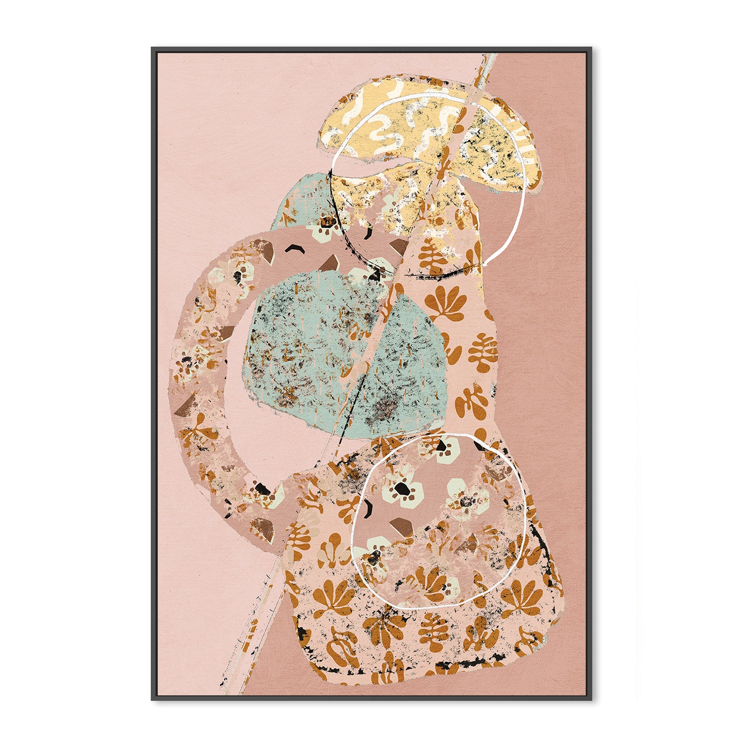 wall-art-print-canvas-poster-framed-Pattern Play, Style E-3