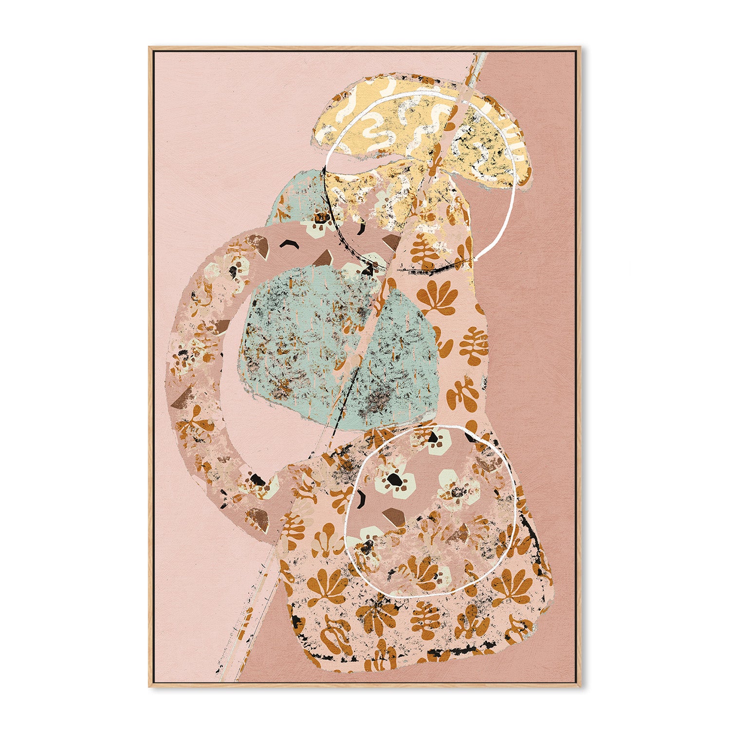 wall-art-print-canvas-poster-framed-Pattern Play, Style E-4