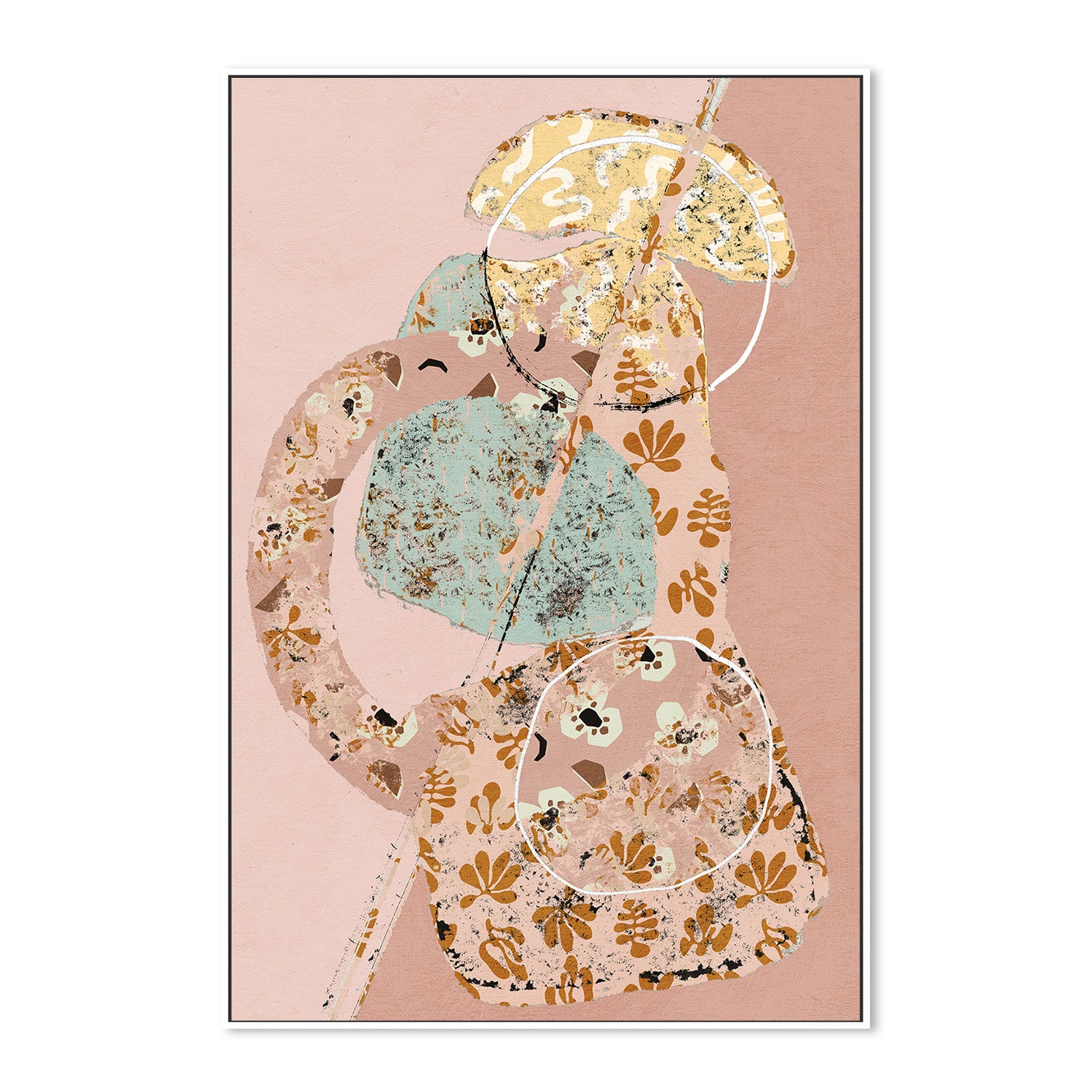 wall-art-print-canvas-poster-framed-Pattern Play, Style E-5