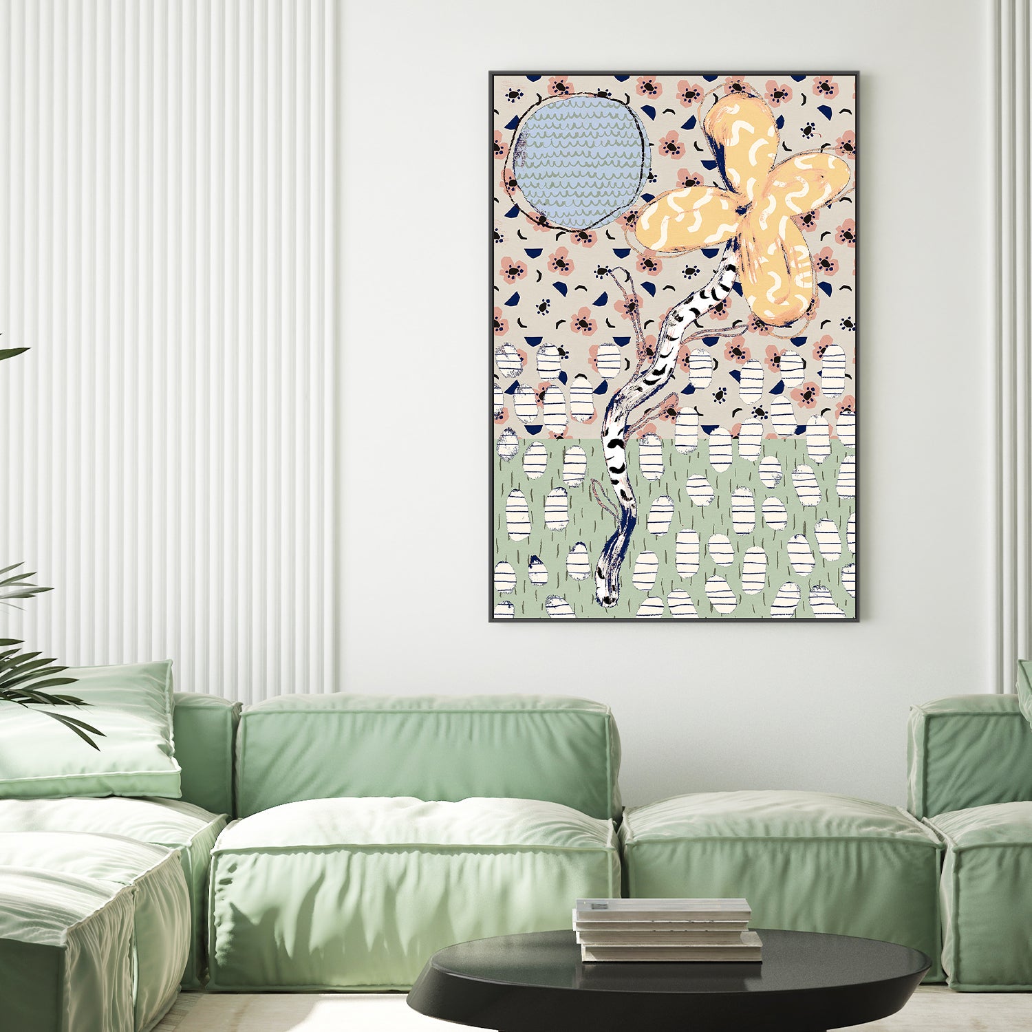 wall-art-print-canvas-poster-framed-Pattern Play, Style L-2