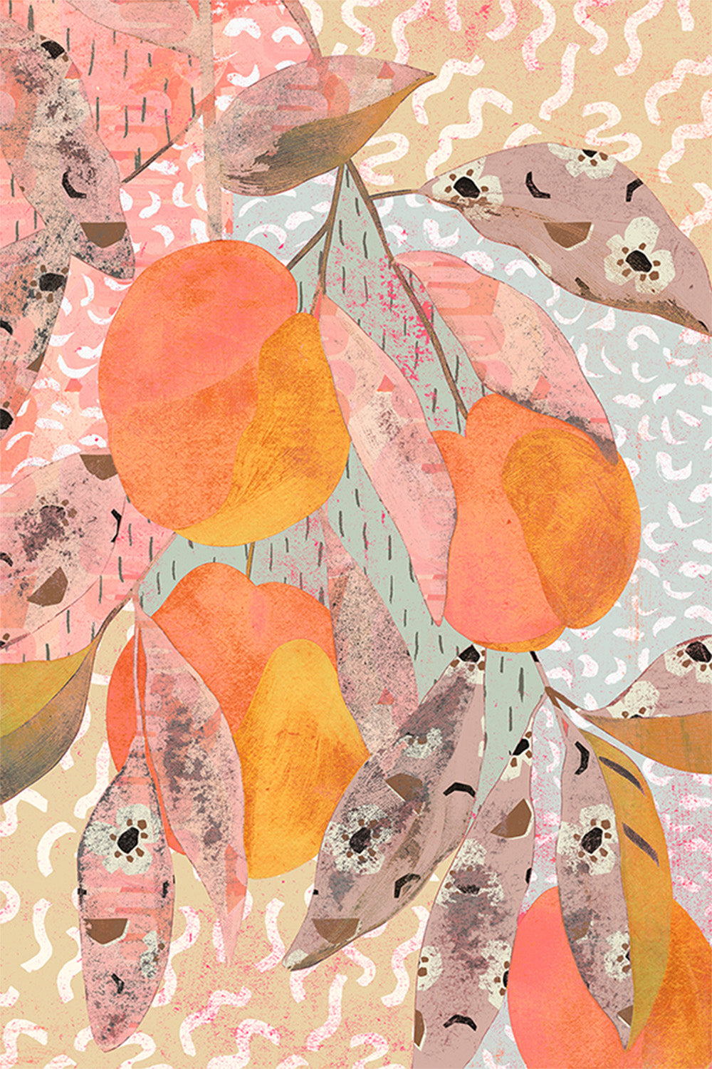 wall-art-print-canvas-poster-framed-Pattern Play, Style M-1