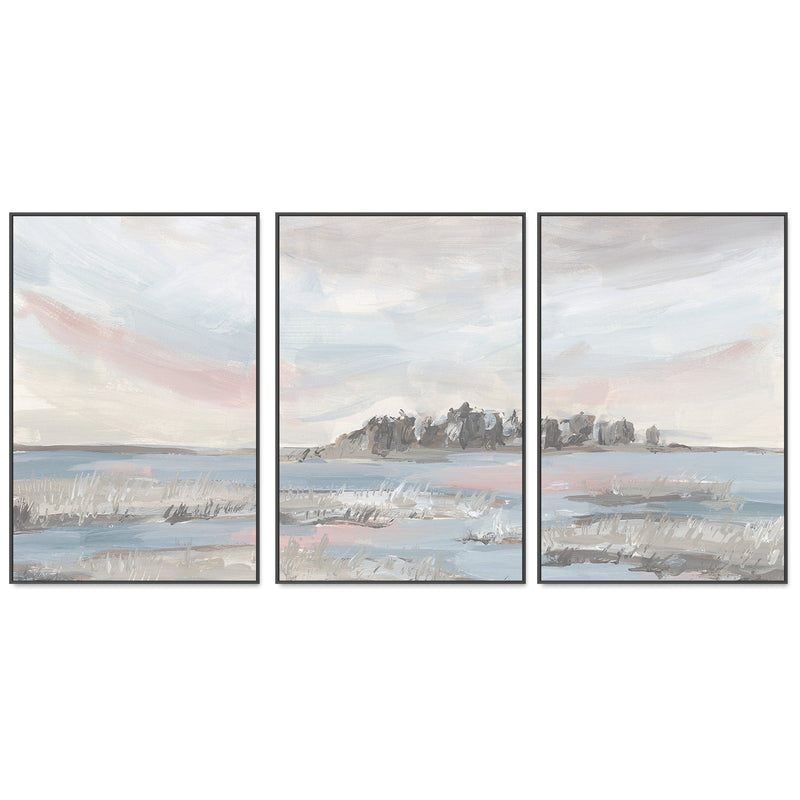 wall-art-print-canvas-poster-framed-Peaceful Day, Style A, B & C, Set Of 3 , By Emily Wood-3