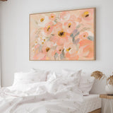 wall-art-print-canvas-poster-framed-Peach Pink Floral , By Silvia Vassileva-2