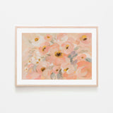 wall-art-print-canvas-poster-framed-Peach Pink Floral , By Silvia Vassileva-6