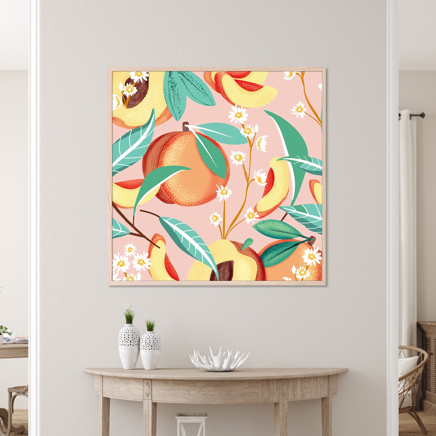 wall-art-print-canvas-poster-framed-Peach Season-2