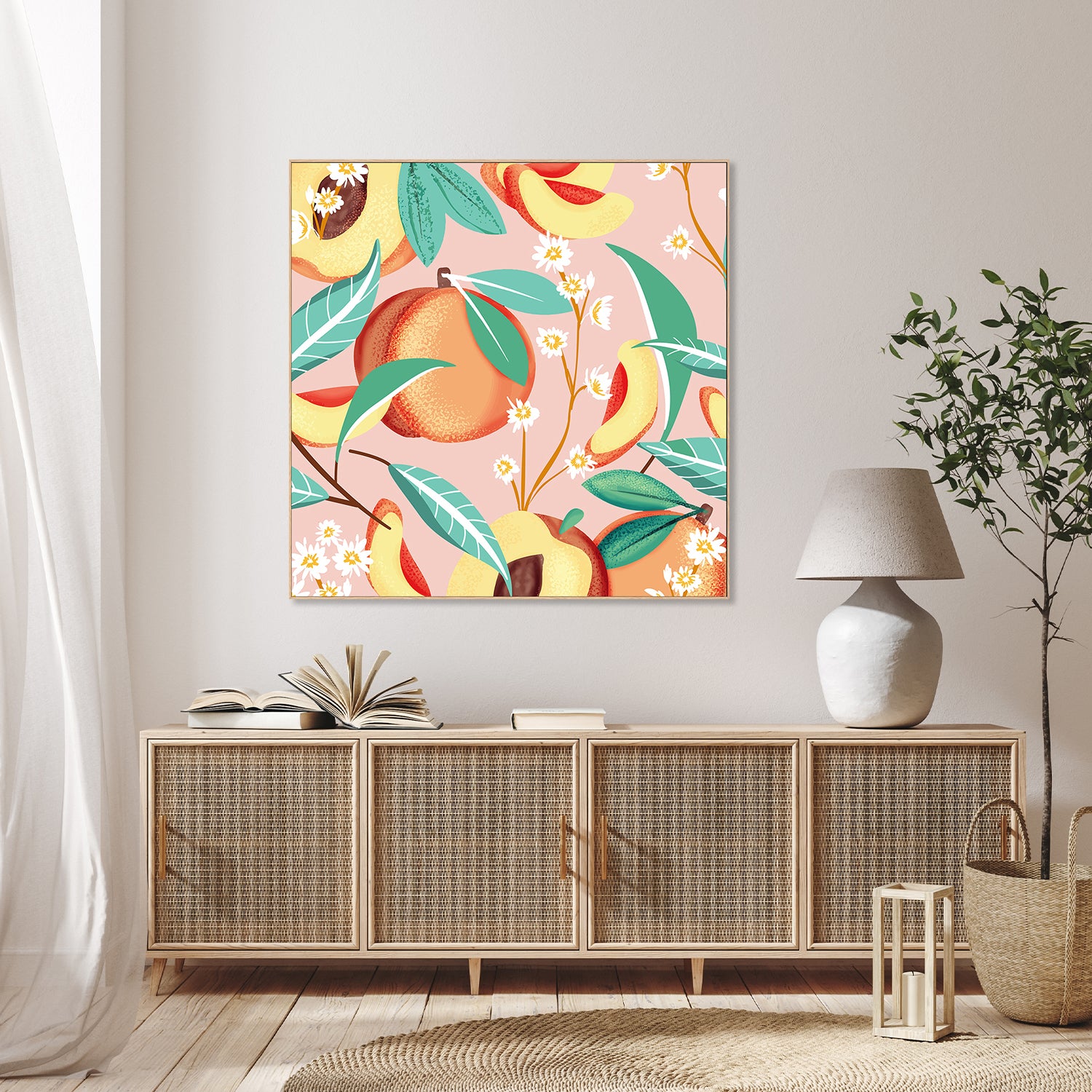 wall-art-print-canvas-poster-framed-Peach Season-8