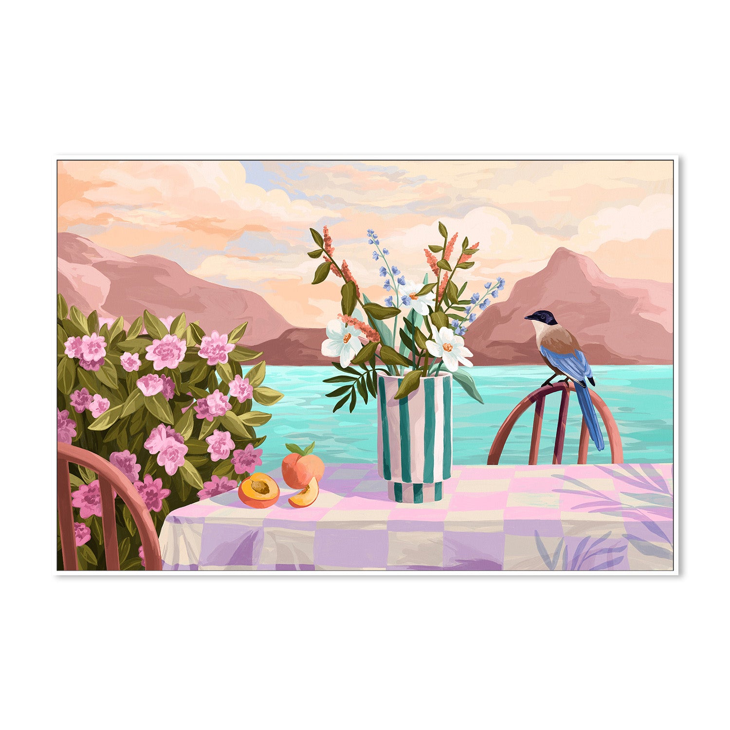 wall-art-print-canvas-poster-framed-Peachy Evenings-5