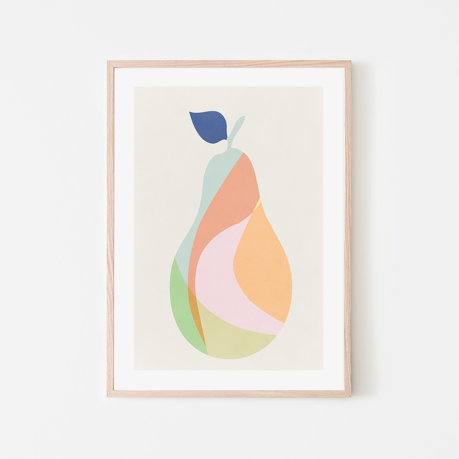 wall-art-print-canvas-poster-framed-Pear, Style A-6