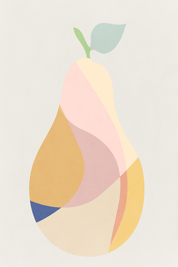 wall-art-print-canvas-poster-framed-Pear, Style B-1