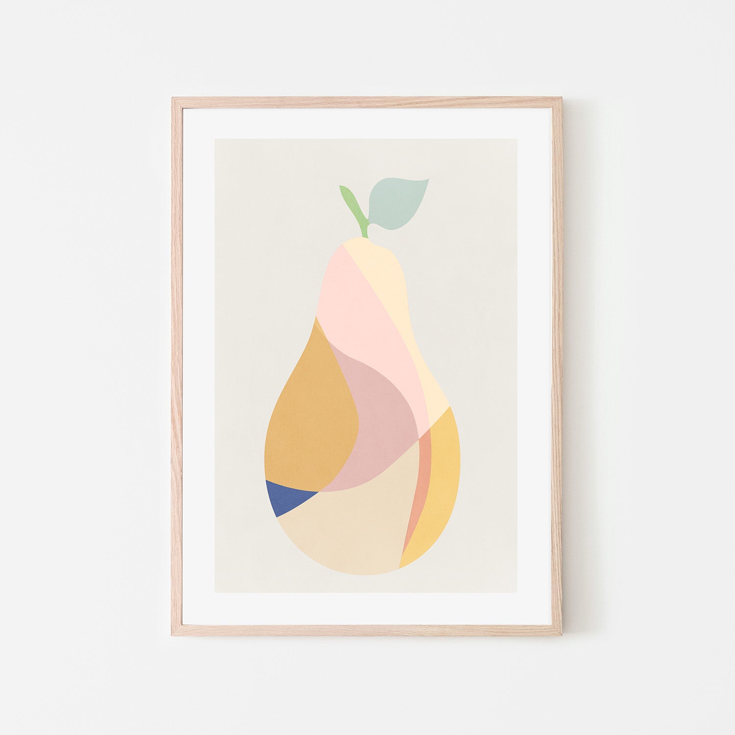 wall-art-print-canvas-poster-framed-Pear, Style B-6