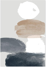 wall-art-print-canvas-poster-framed-Pebble Stack, Style B-GIOIA-WALL-ART