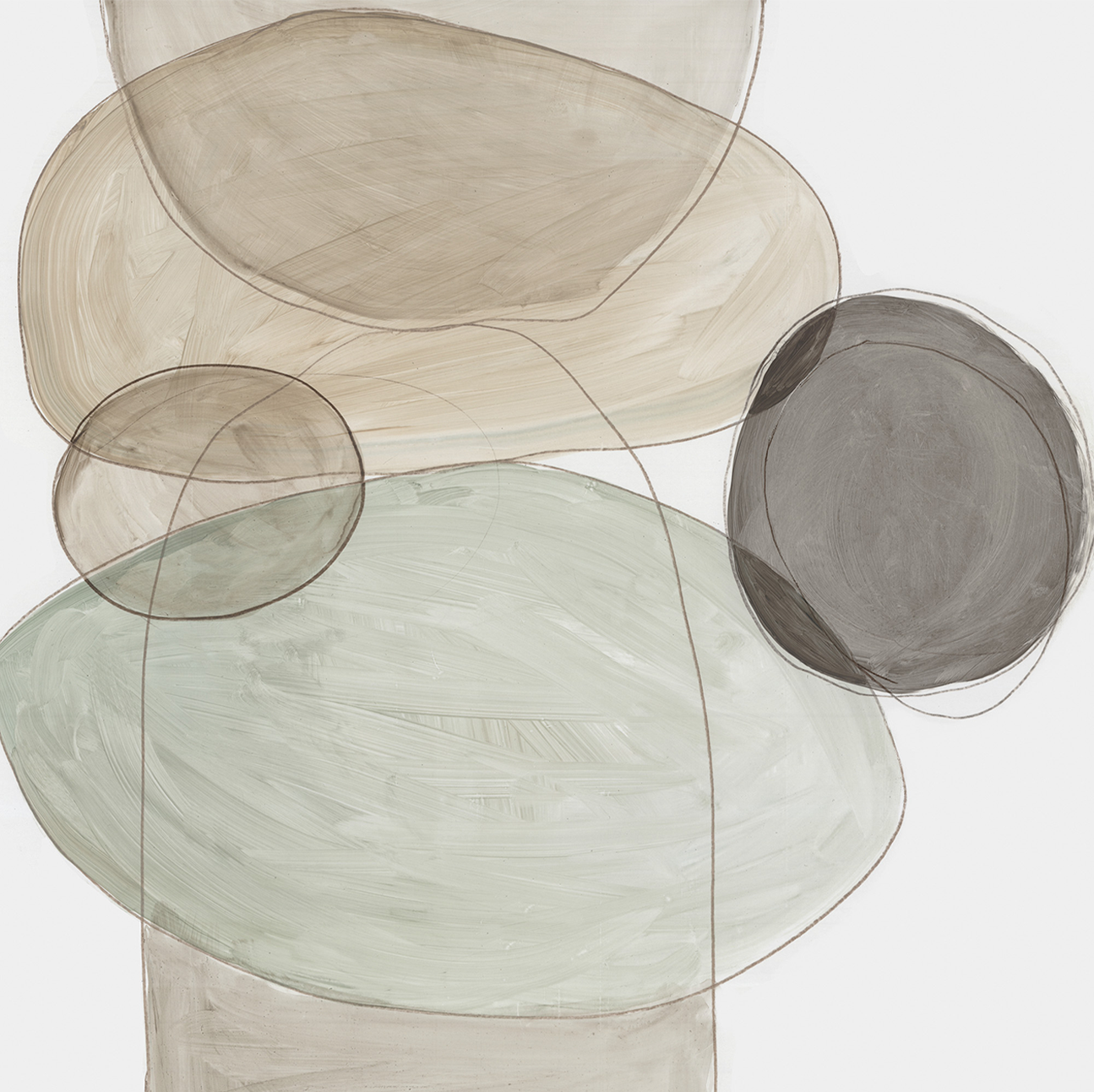 wall-art-print-canvas-poster-framed-Pebble Stones, Style B , By Tom Reeves-1