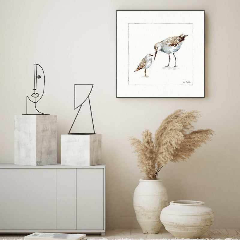 wall-art-print-canvas-poster-framed-Pebbles And Sandpipers, Style B , By Lisa Audit-GIOIA-WALL-ART