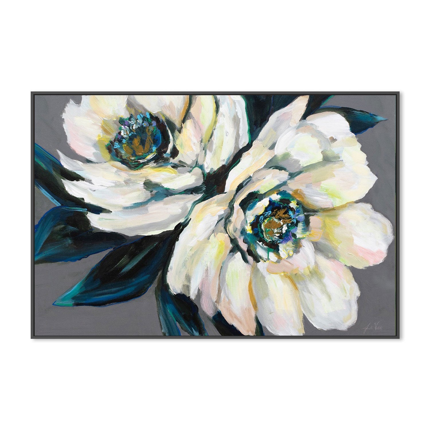 wall-art-print-canvas-poster-framed-Peonies-by-Jeanette Vertentes-Gioia Wall Art