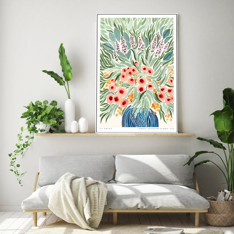 wall-art-print-canvas-poster-framed-Peonies , By La Poire-GIOIA-WALL-ART