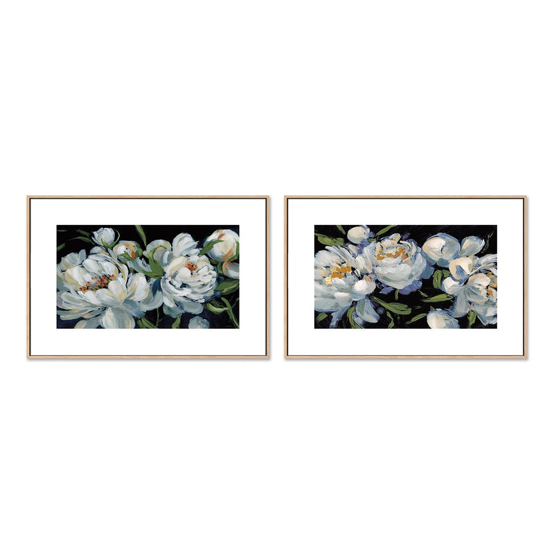 wall-art-print-canvas-poster-framed-Peony Season, Style A & B, Set Of 2 , By Katrina Pete-GIOIA-WALL-ART