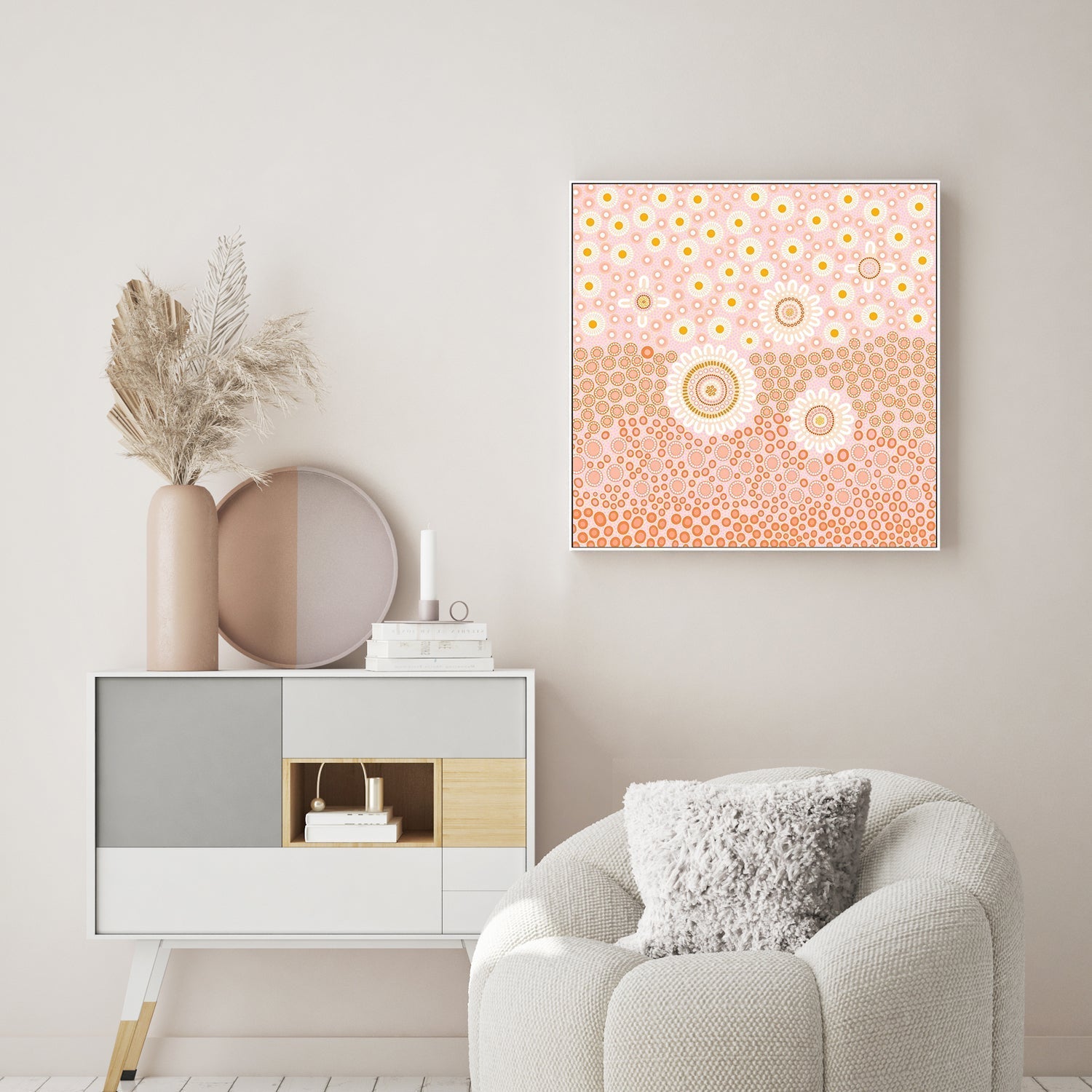 wall-art-print-canvas-poster-framed-People Among the wildflowers, Style C-by-Sherri Cummins-Gioia Wall Art