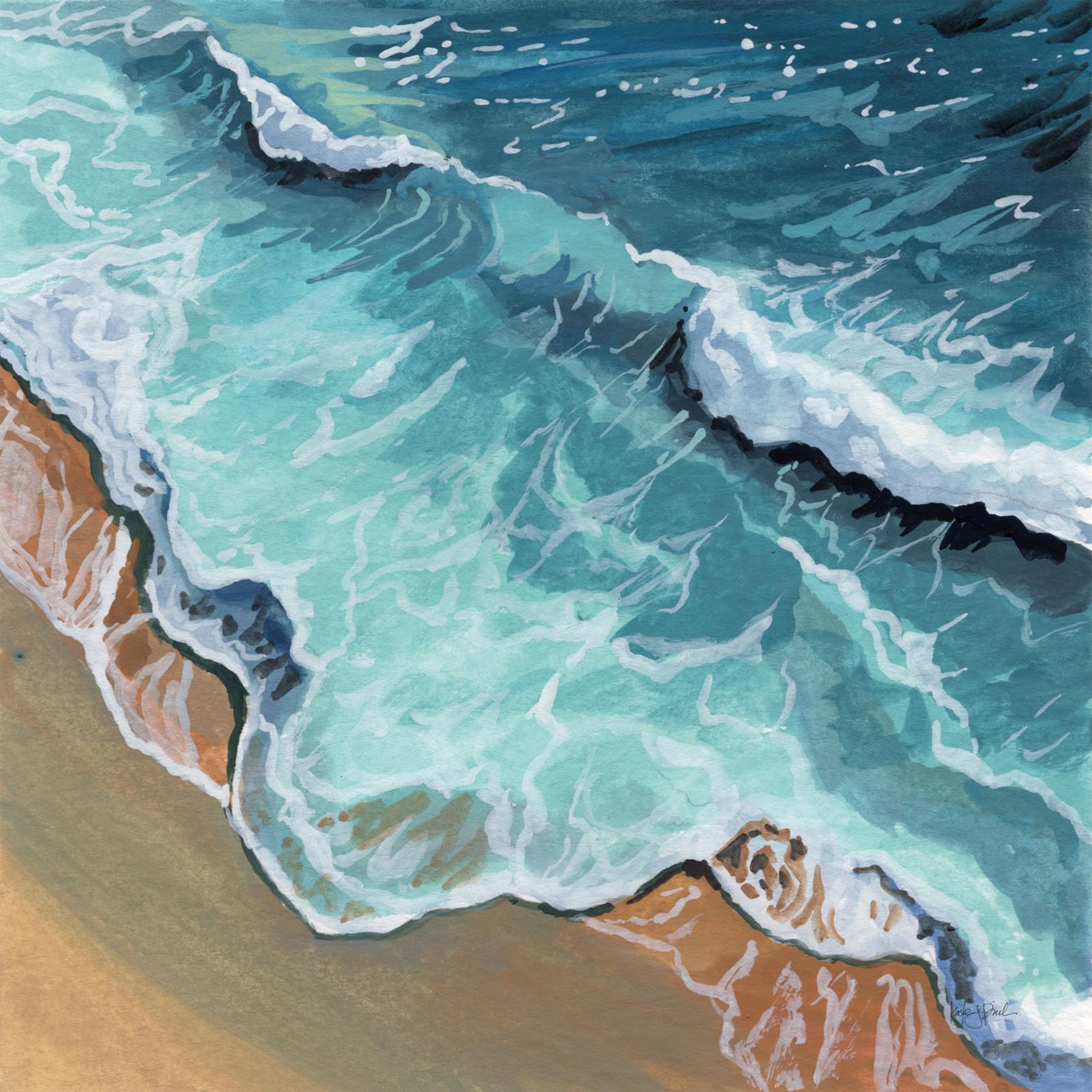 wall-art-print-canvas-poster-framed-Perfect Soothing Waves-1