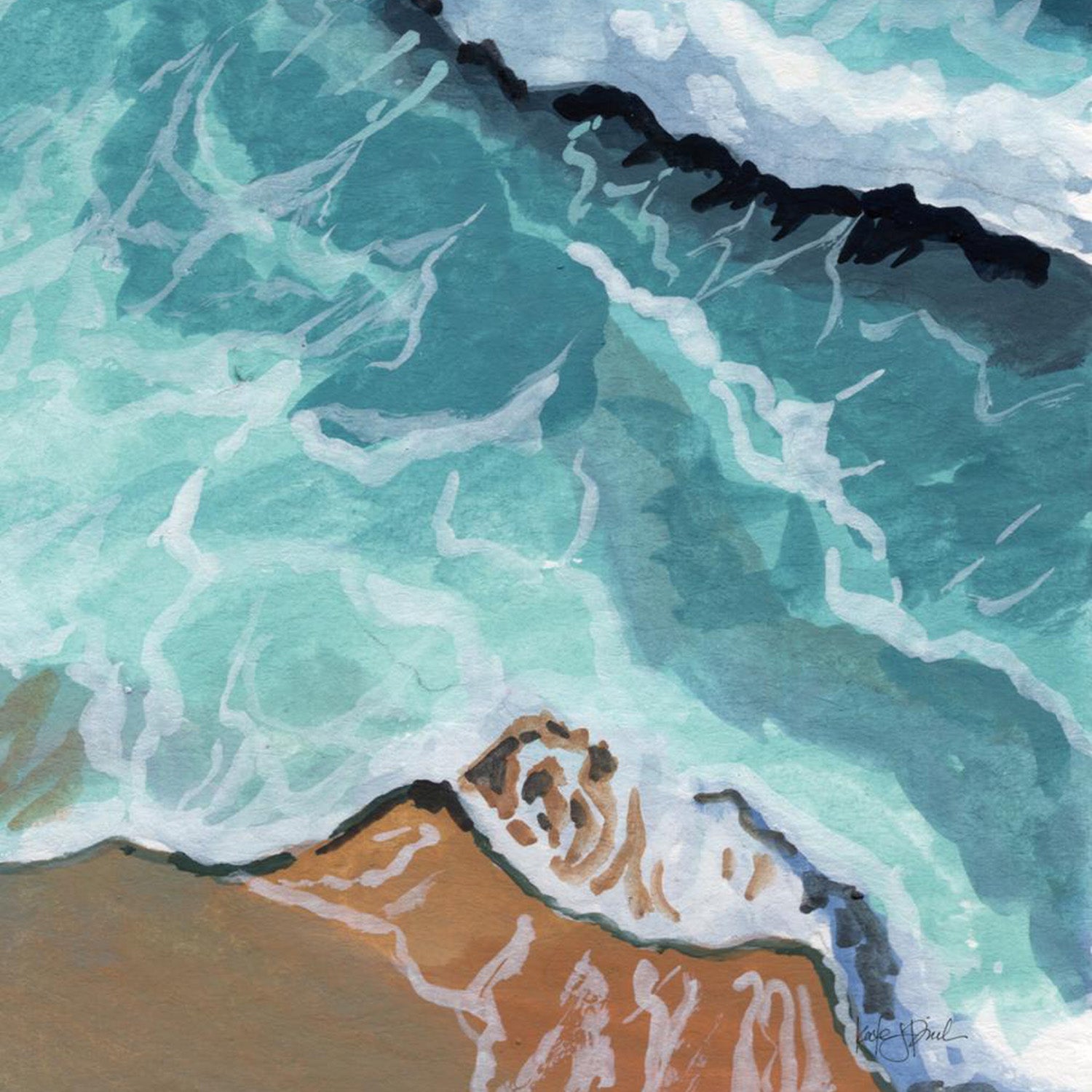 wall-art-print-canvas-poster-framed-Perfect Soothing Waves-11