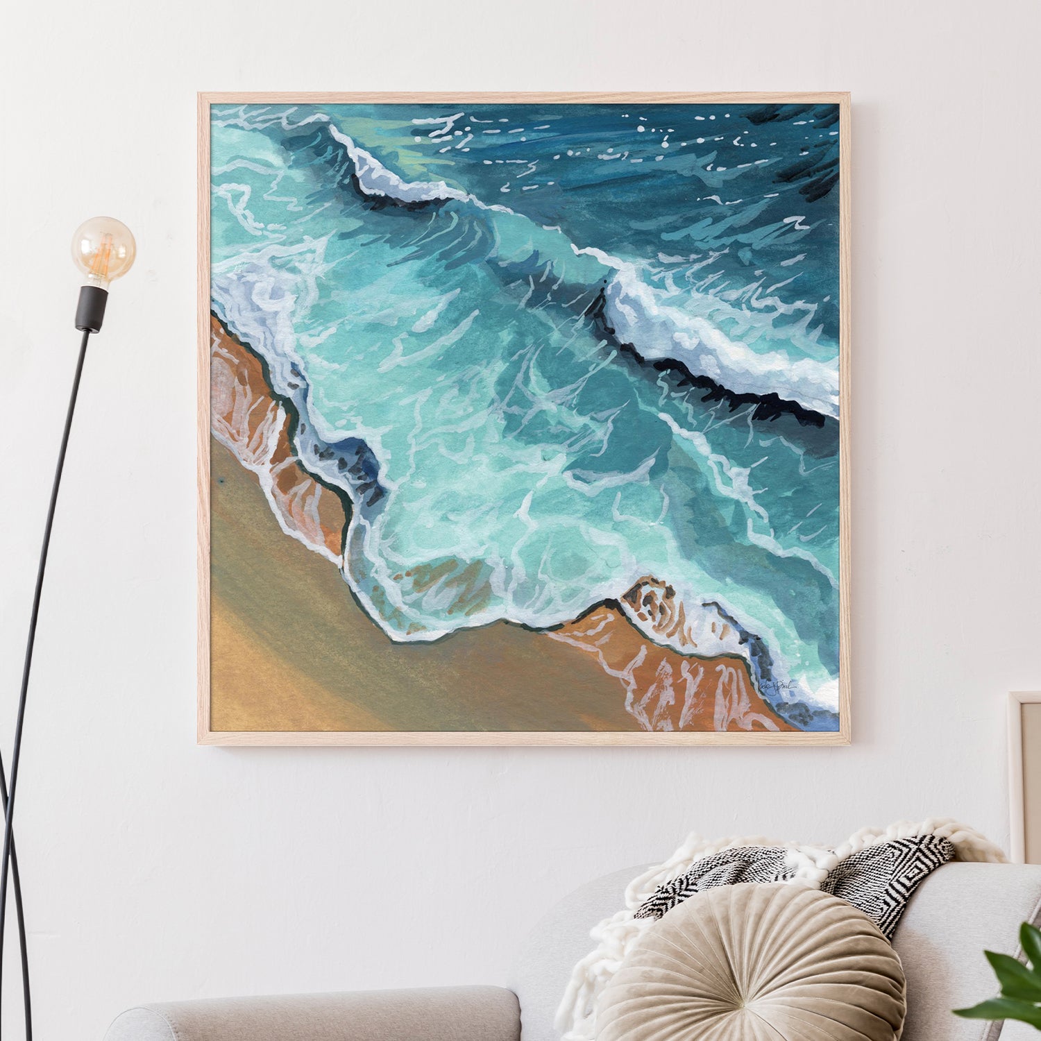 wall-art-print-canvas-poster-framed-Perfect Soothing Waves-7