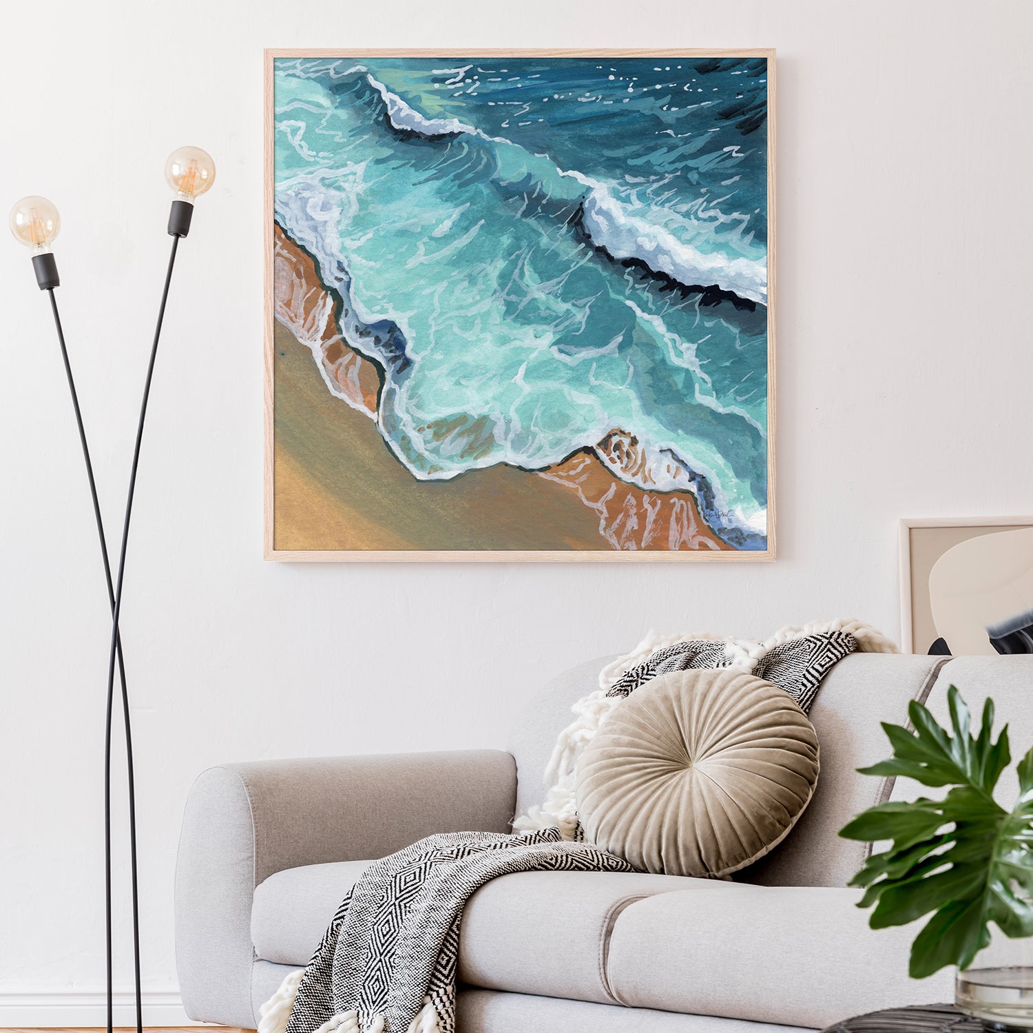 wall-art-print-canvas-poster-framed-Perfect Soothing Waves-8