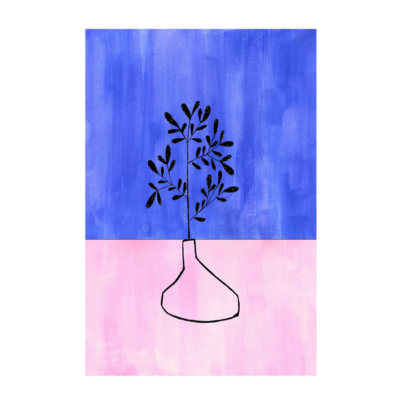 Periwrinkle Vase , By Ejaaz Haniff