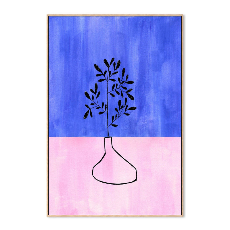 wall-art-print-canvas-poster-framed-Periwrinkle Vase , By Ejaaz Haniff-GIOIA-WALL-ART