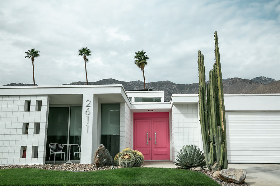 wall-art-print-canvas-poster-framed-Pink Door H , By Tricia Brennan-1