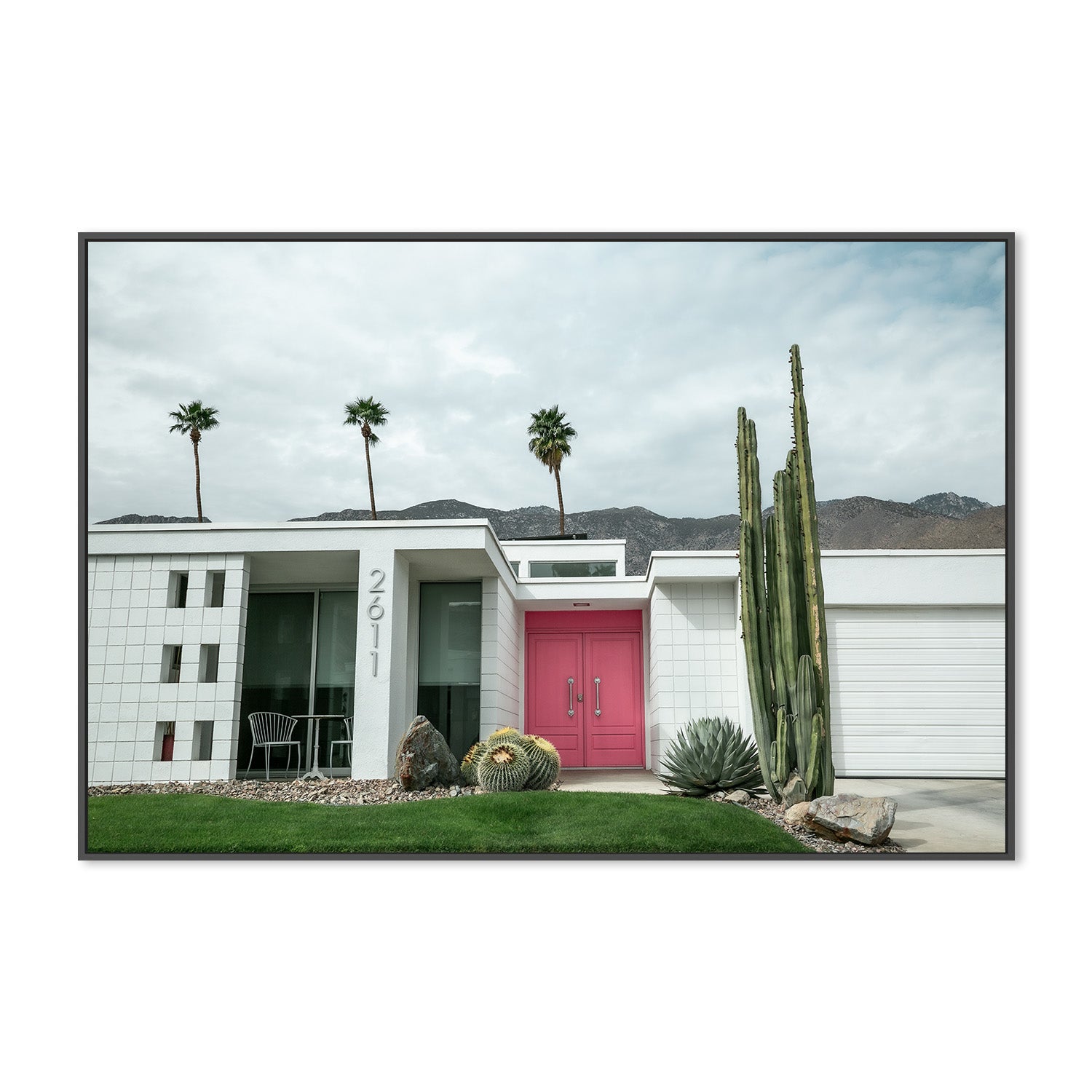 wall-art-print-canvas-poster-framed-Pink Door H , By Tricia Brennan-4