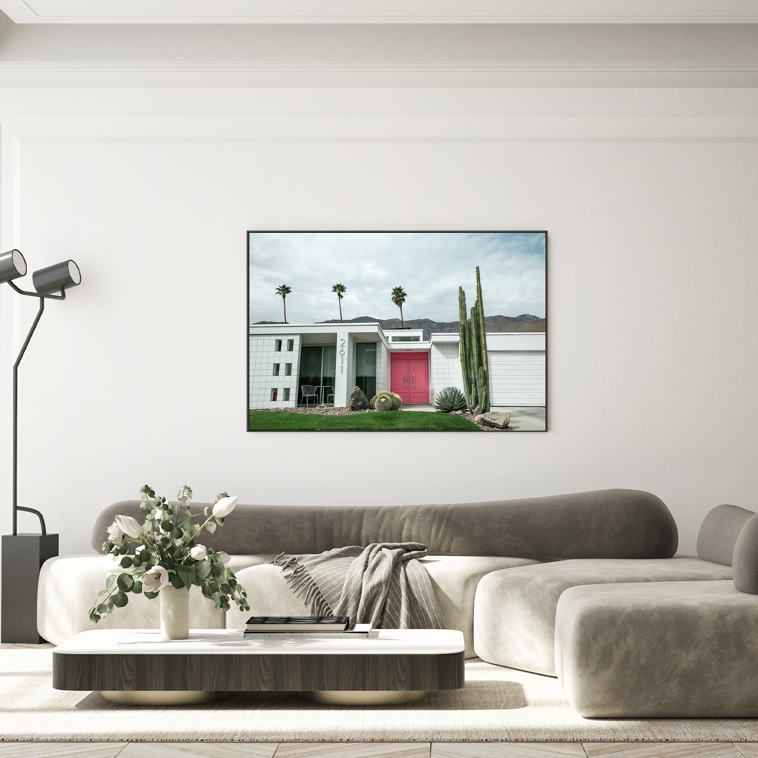 wall-art-print-canvas-poster-framed-Pink Door H , By Tricia Brennan-8