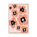 wall-art-print-canvas-poster-framed-Pink Floral Fusion , By Elena Ristova-GIOIA-WALL-ART